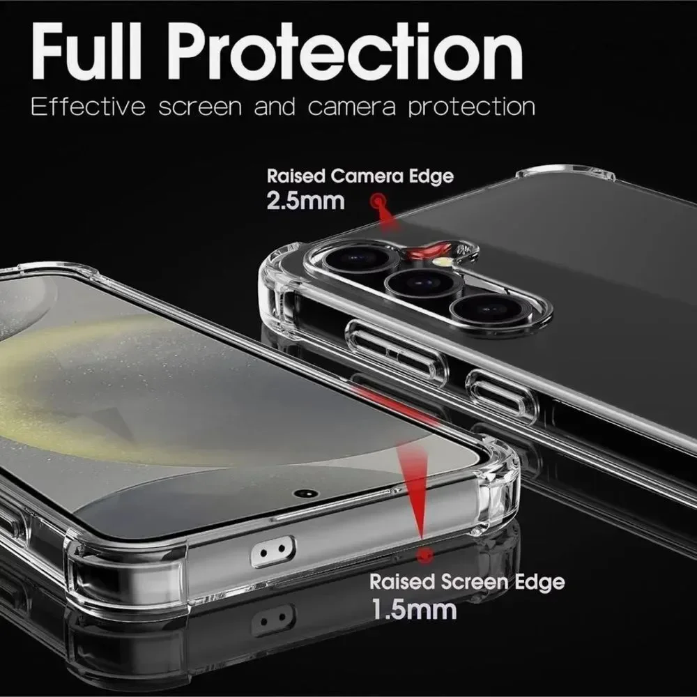 🤯5/$25🤯 Migeec Samsung Galaxy S24 Plus Shockproof Clear Phone Case